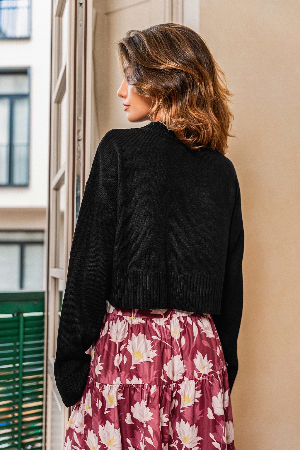 Late Morning Black Sweater