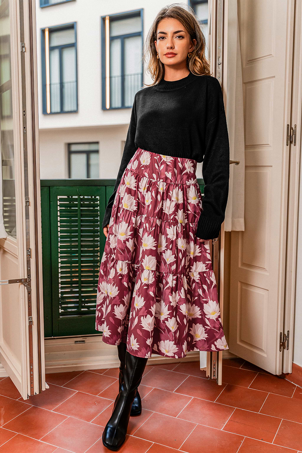 Late Morning Black Sweater