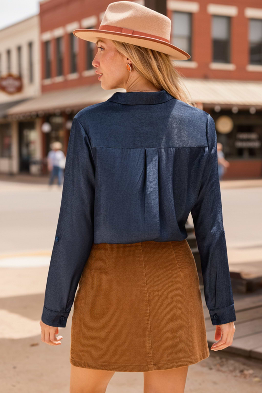 Polished Mood Blue Shirt