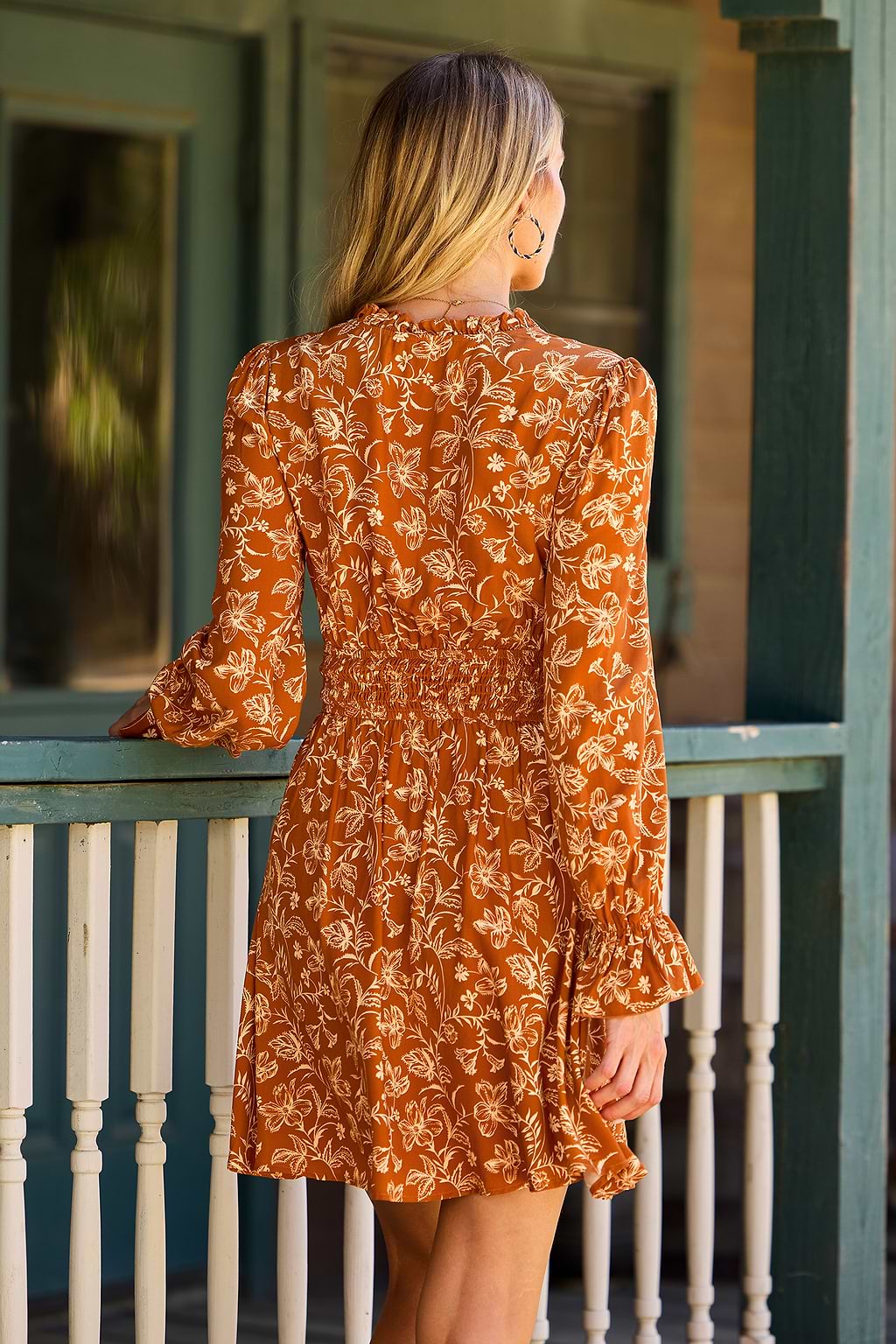 Boho Babe Floral Mini Dress