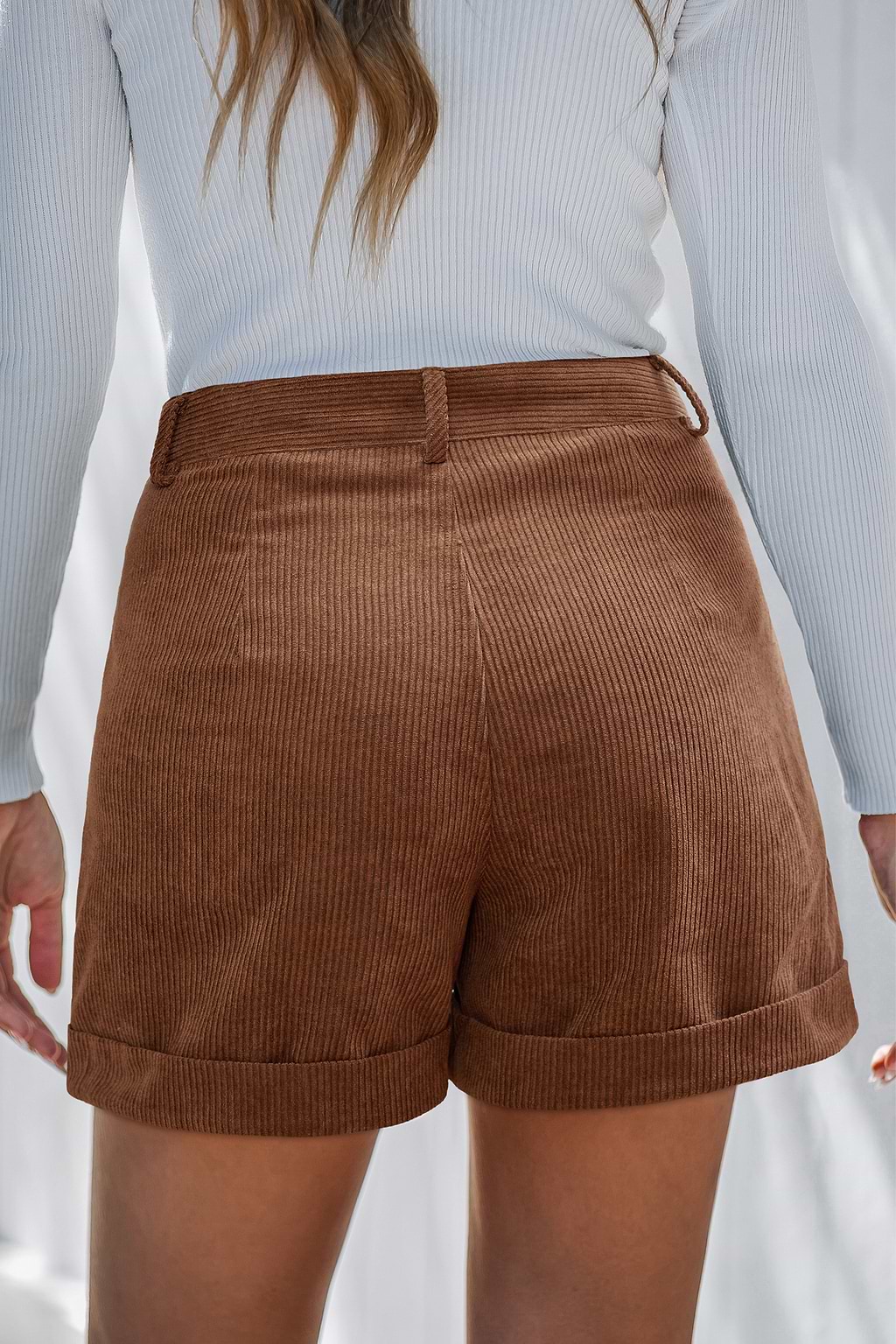 Good Behavior Brown Shorts