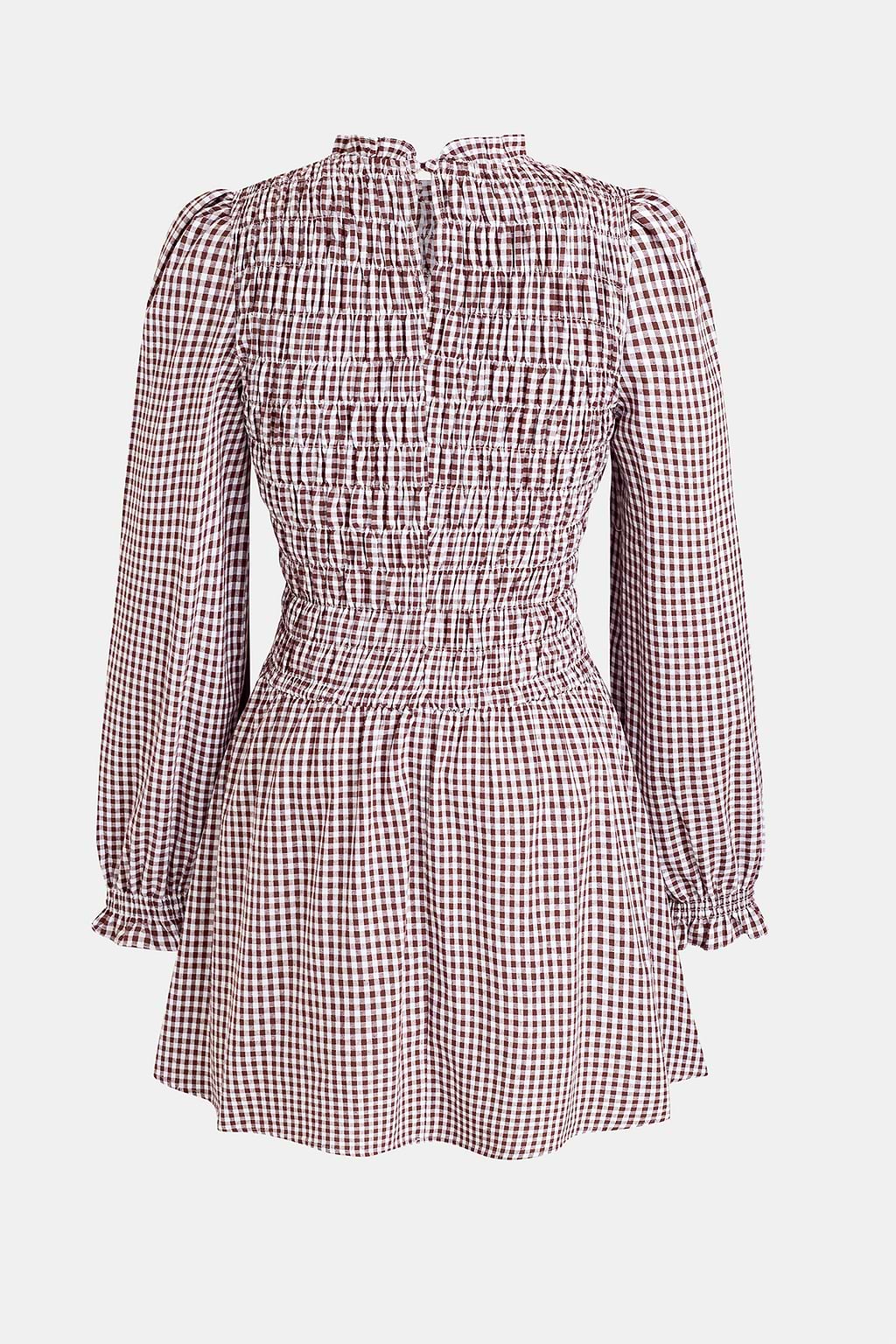 Apple Picking Gingham Mini Dress