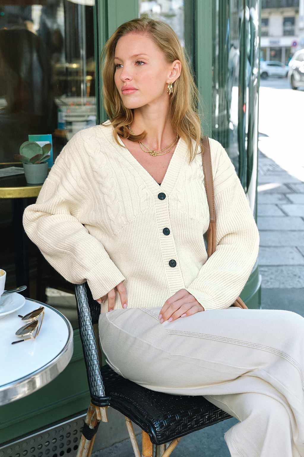 Good Form Cream Cardigan