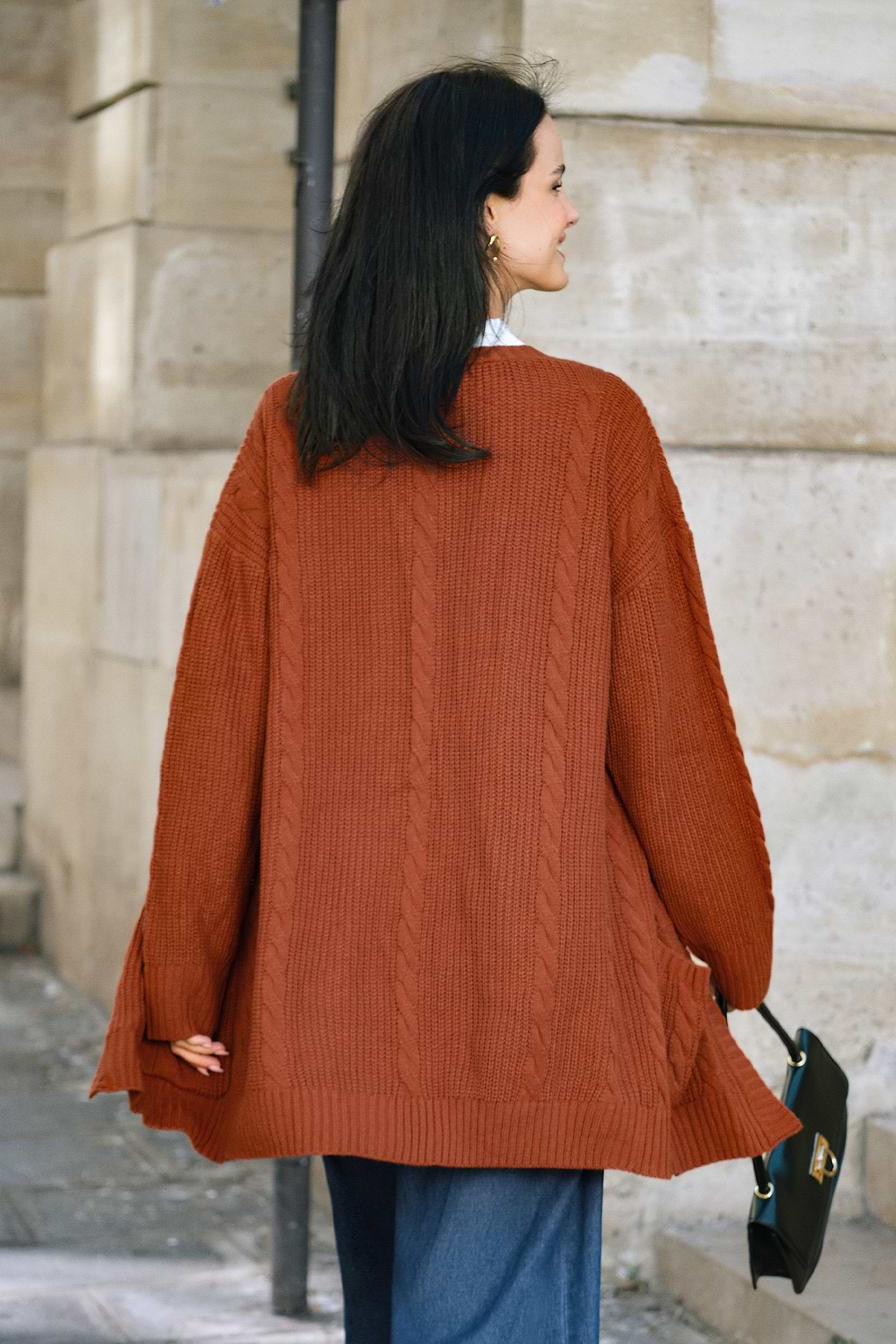 Comfort Layer Orange Cardigan