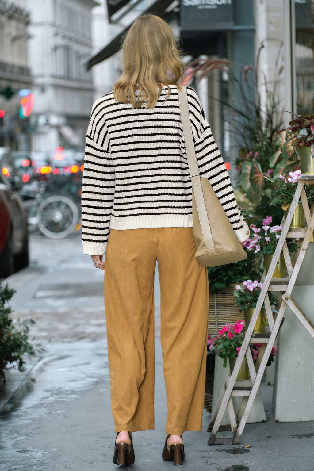 Lean On Me Striped Sweater