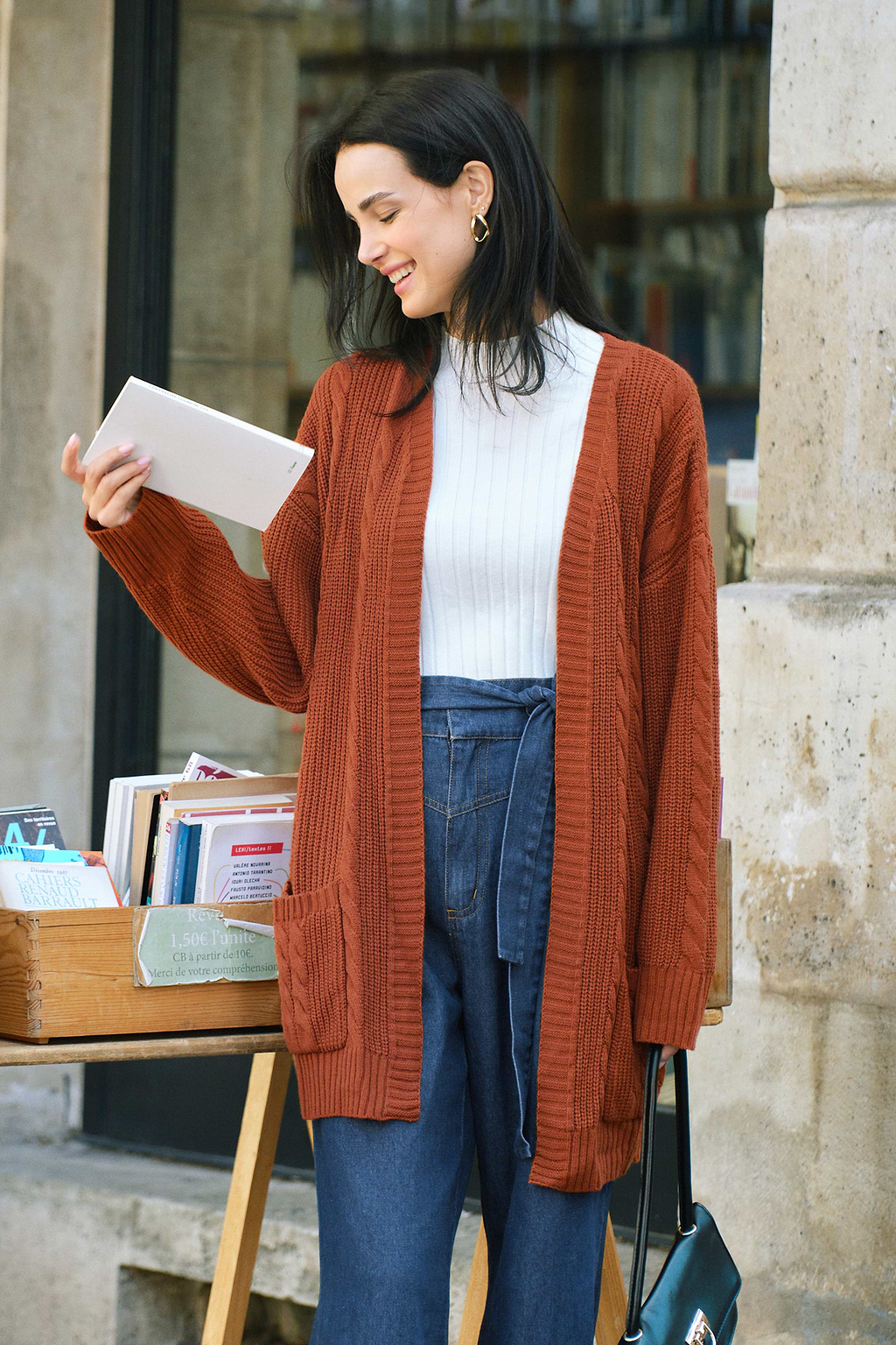 Comfort Layer Orange Cardigan