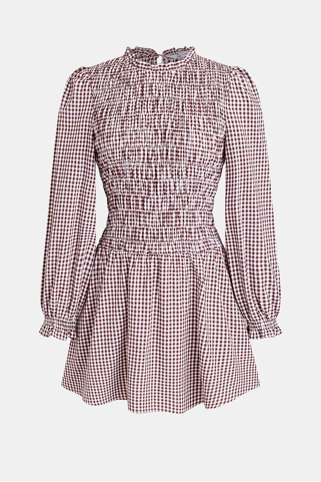 Apple Picking Gingham Mini Dress