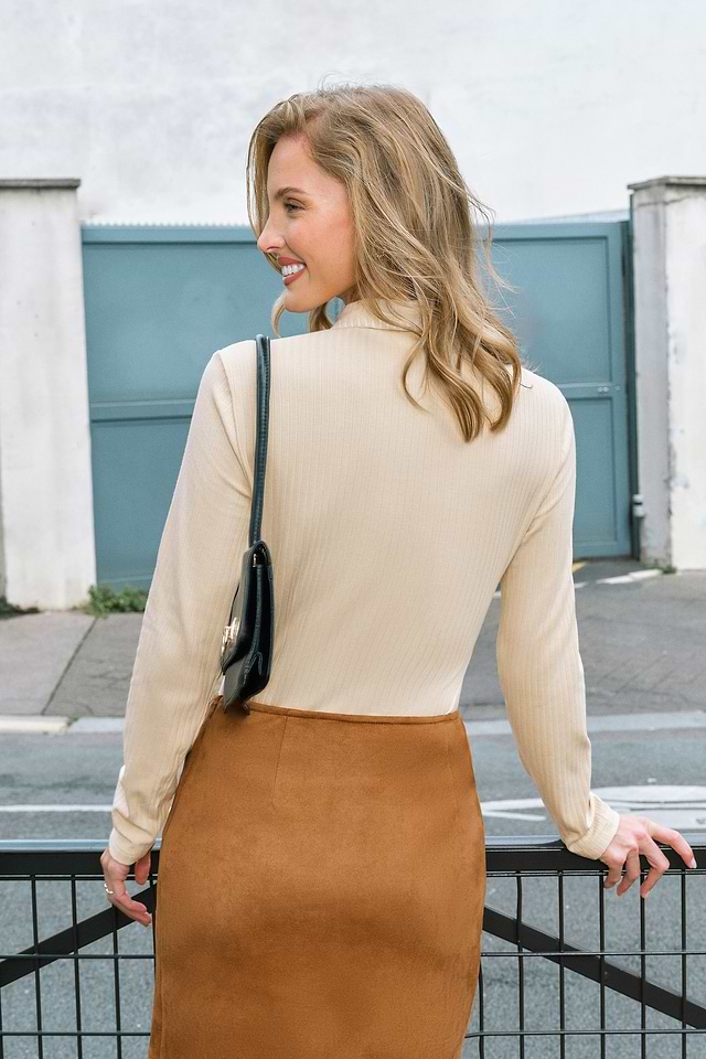 Let’s Hang Beige Top