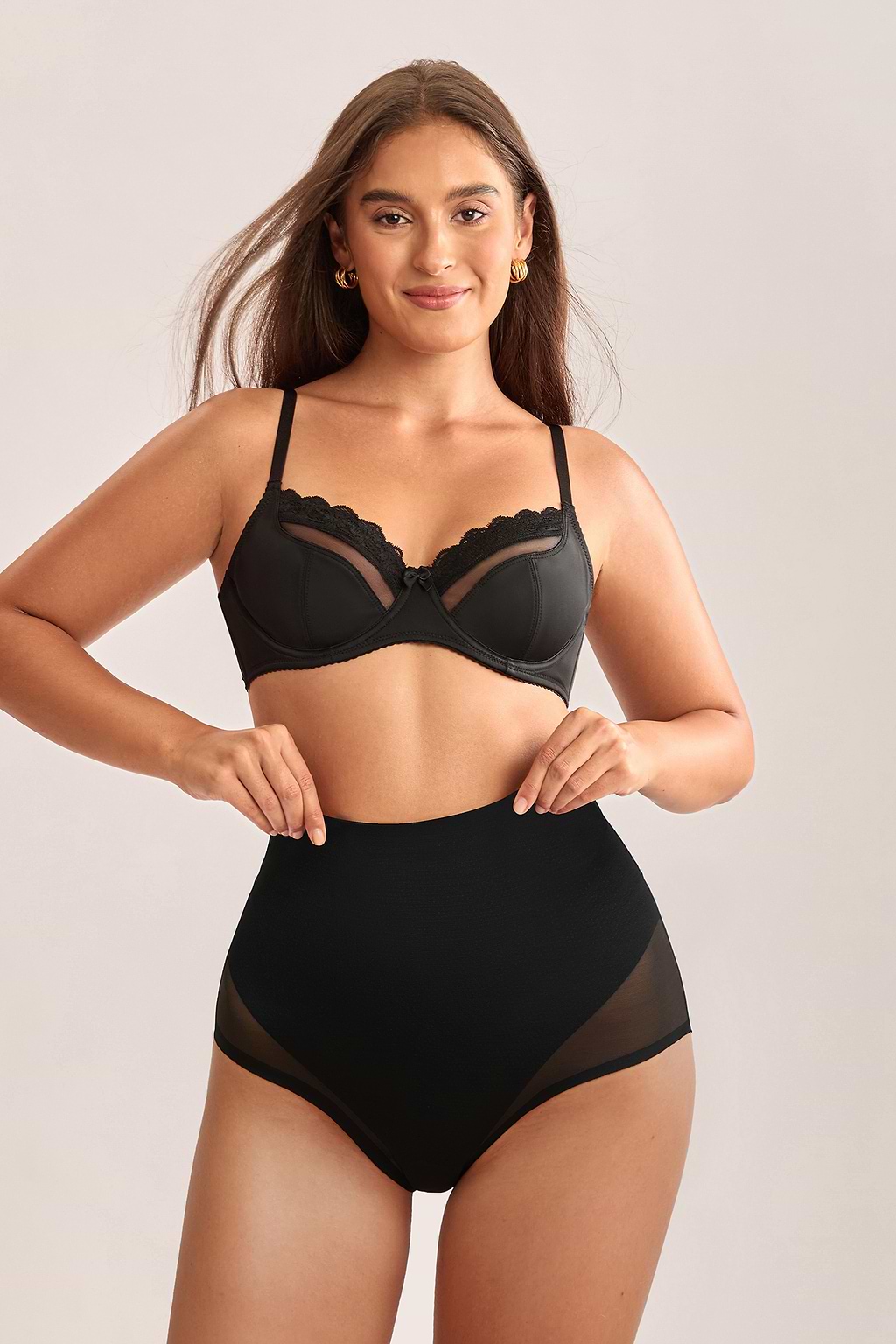 Hidden Charm Black Shapewear Briefs