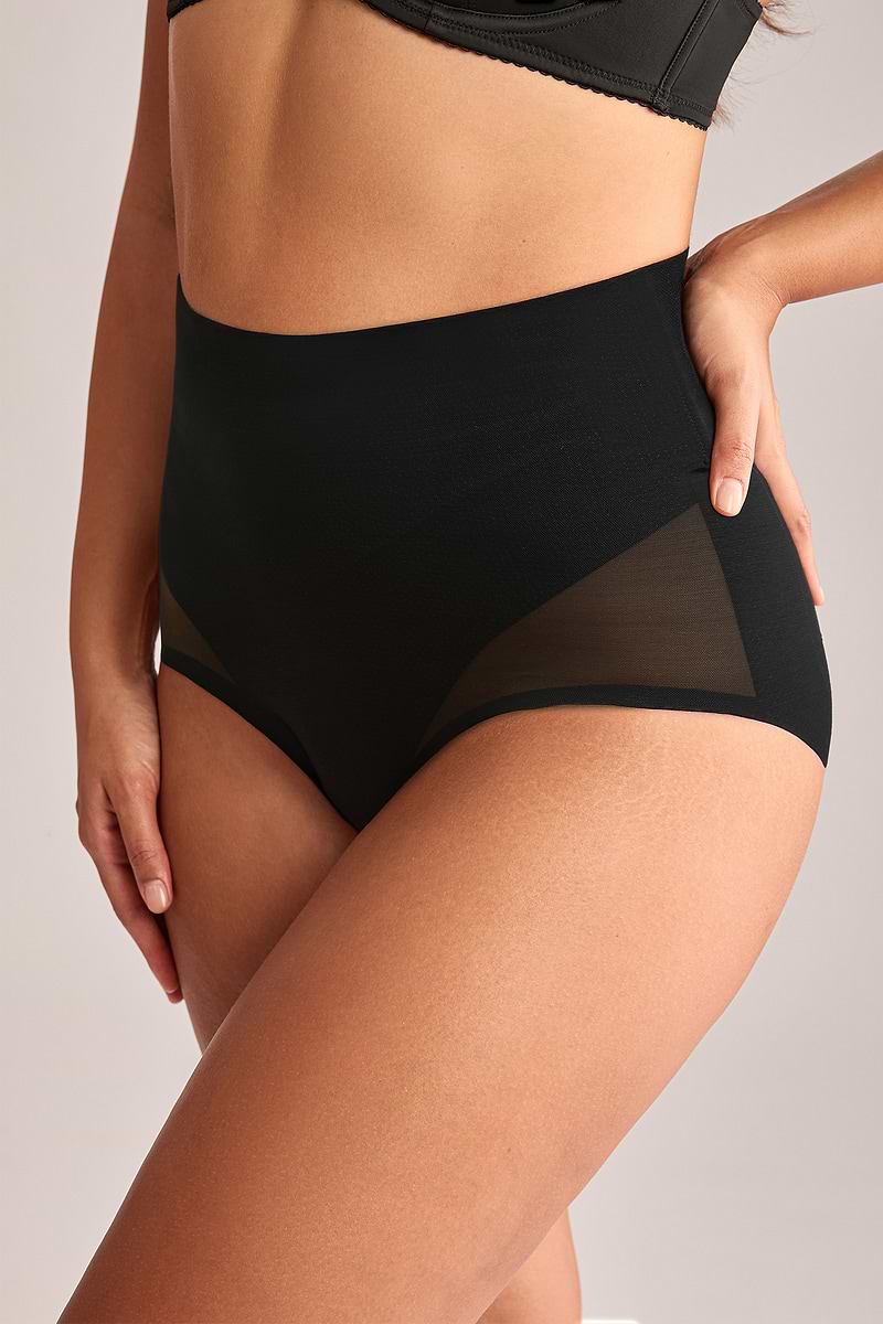 Hidden Charm Black Shapewear Briefs