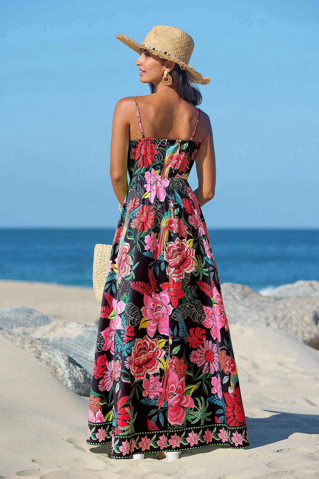 True Blossom Floral Maxi Dress