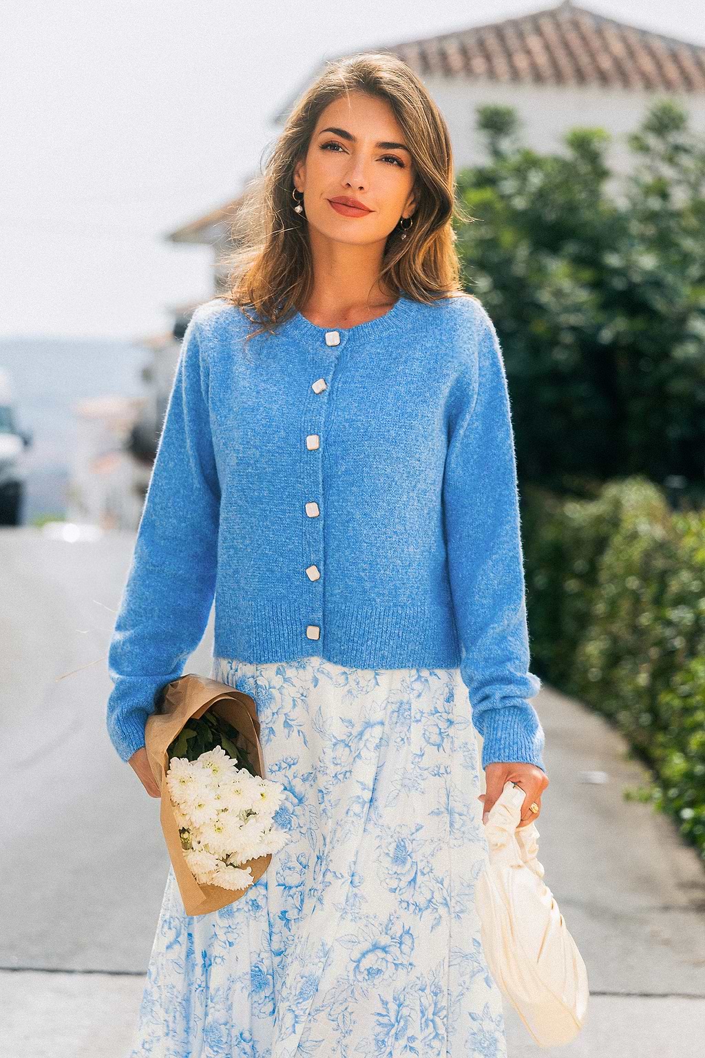 City Rhythm Blue Cardigan