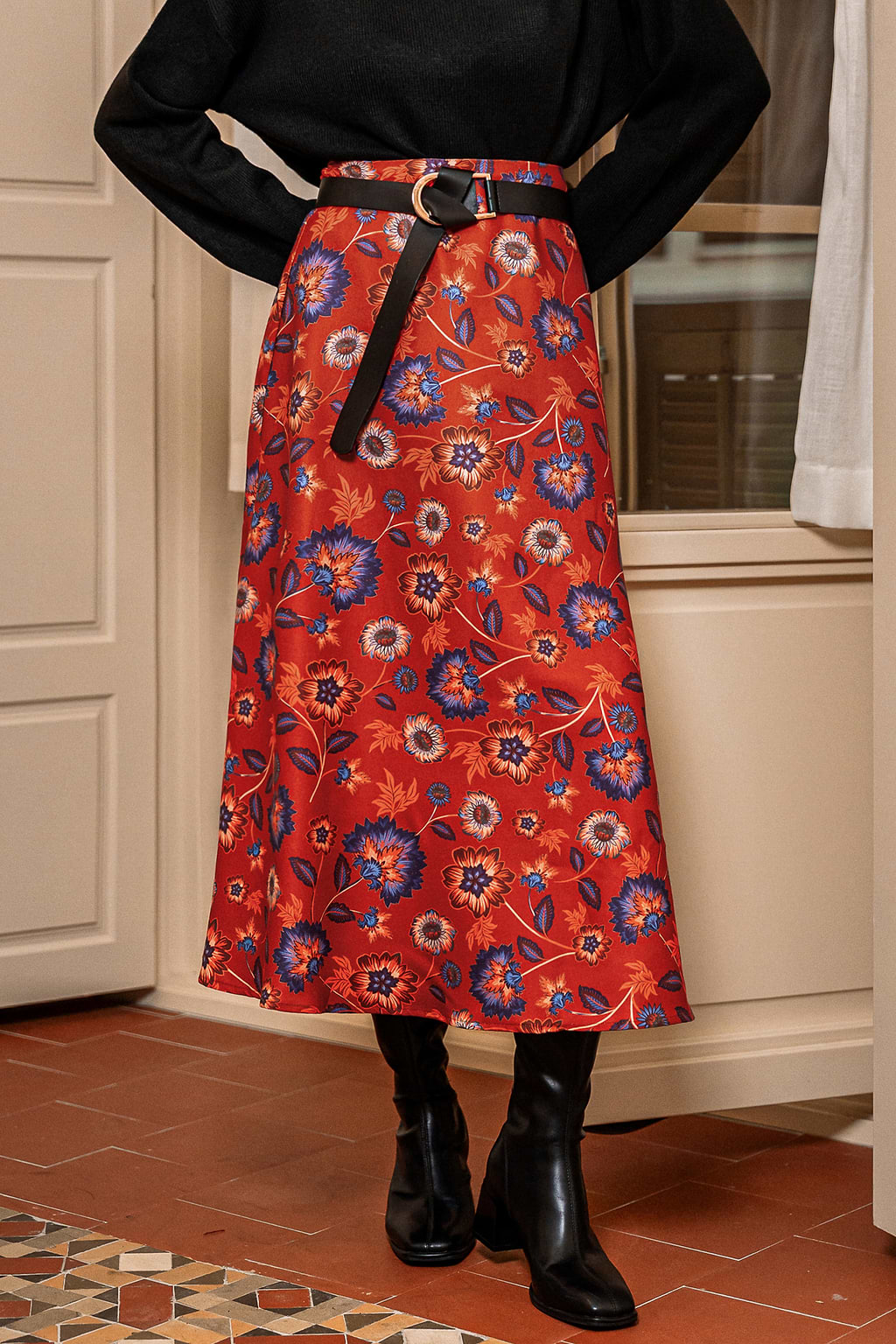 The Botanist Floral Maxi Skirt