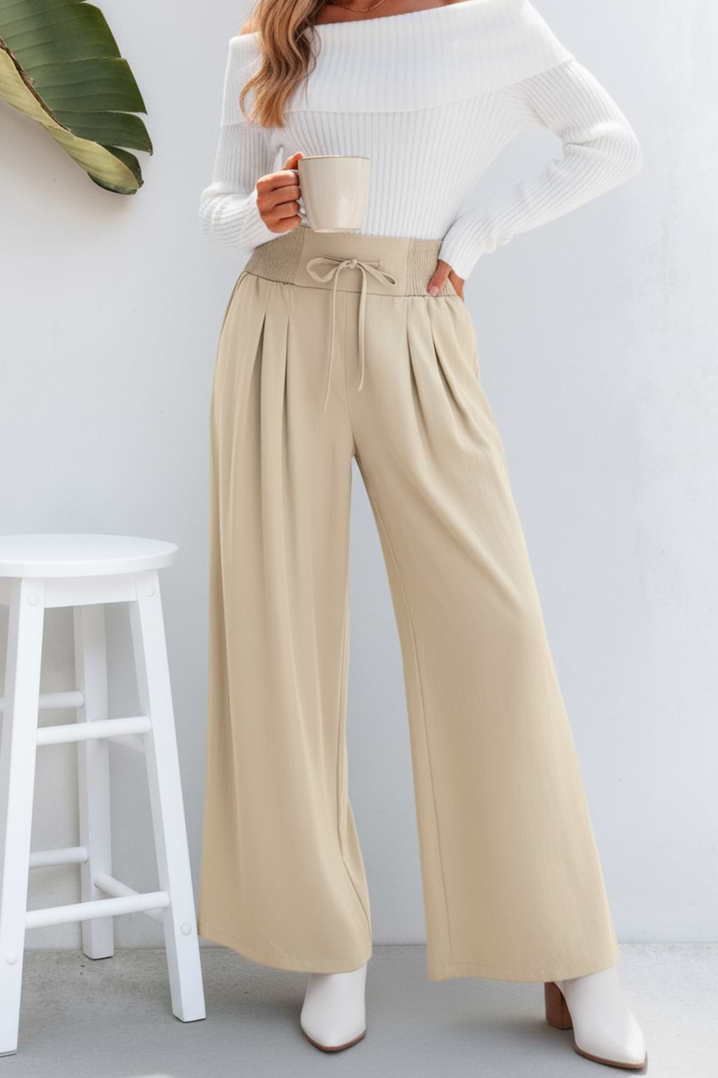 Don’t Miss Out Beige Pants