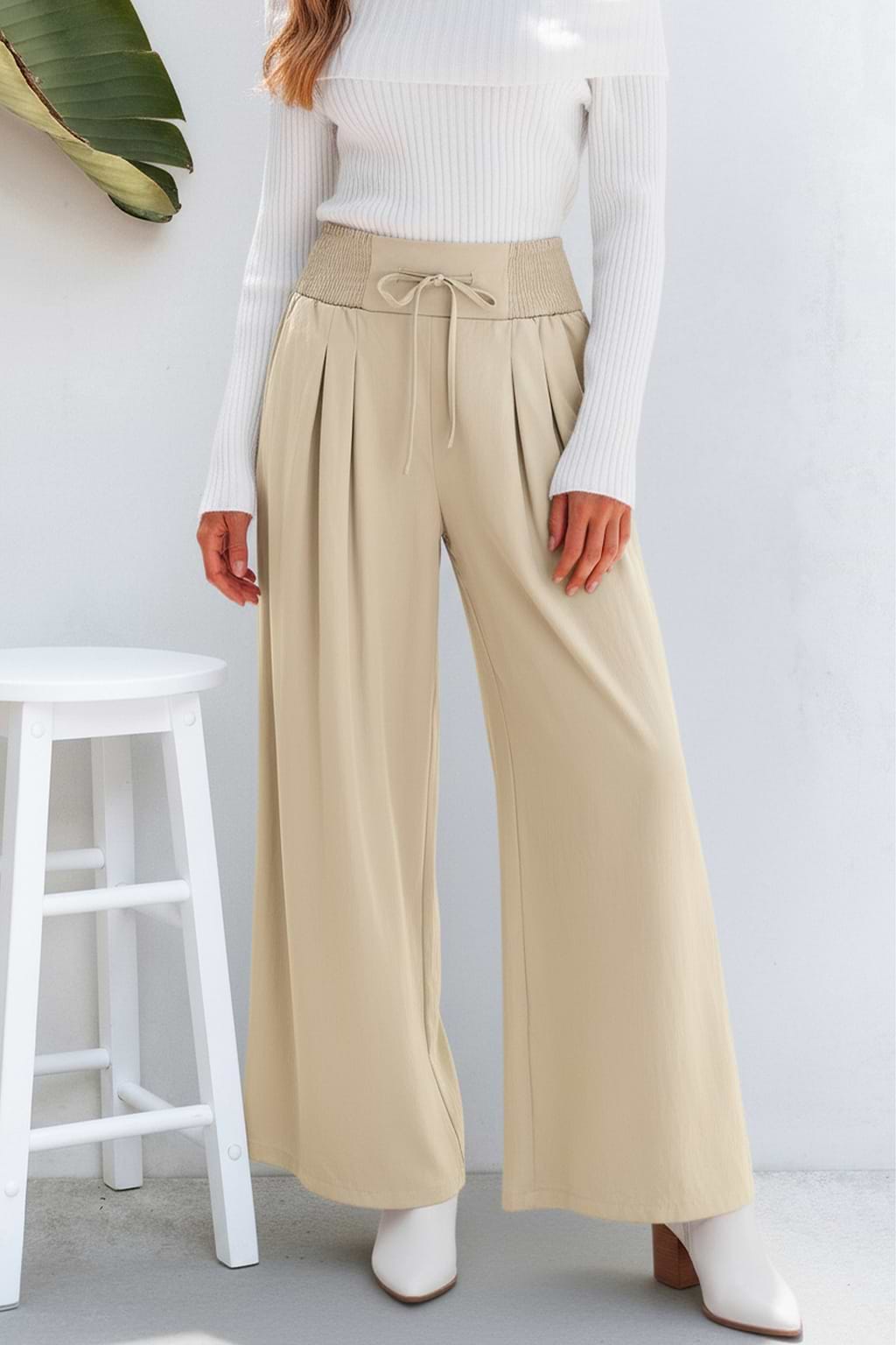 Don’t Miss Out Beige Pants
