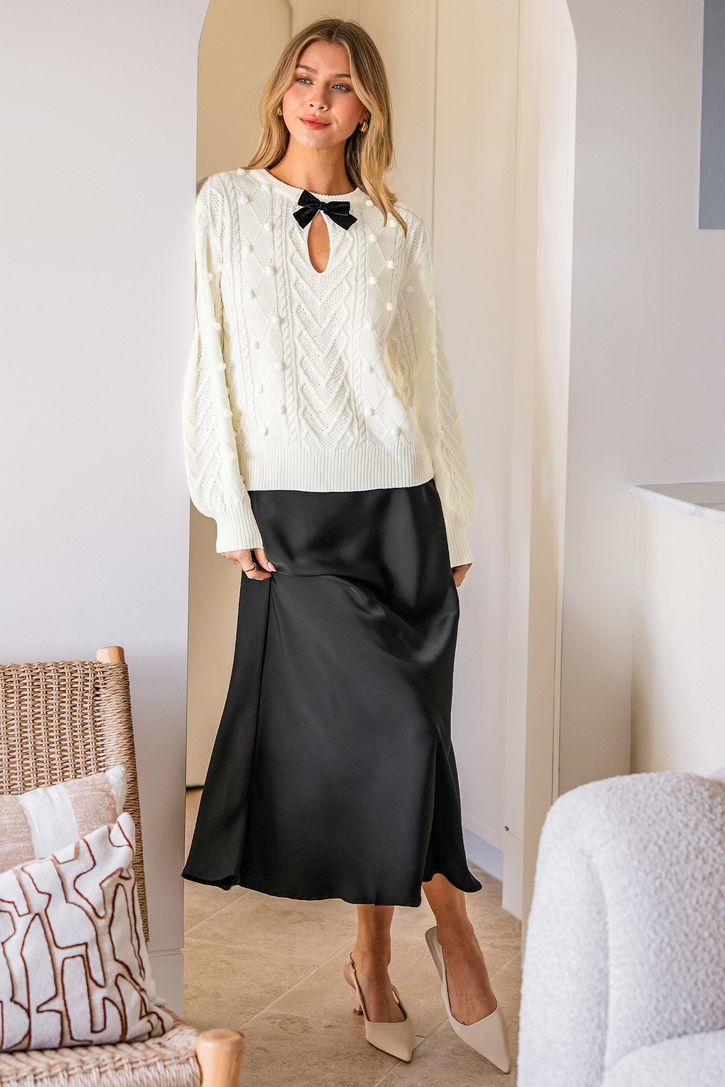 Heart Full Beige Sweater