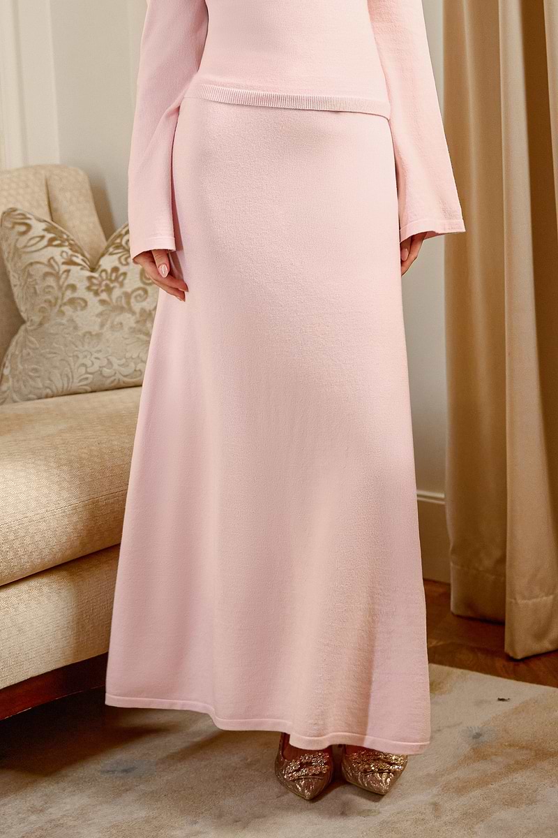 Blush Crush Pink Maxi Skirt