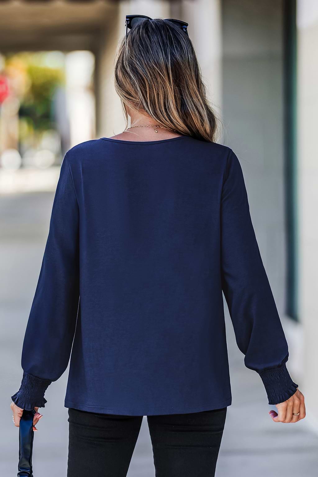 Calm & Collected Blue Top
