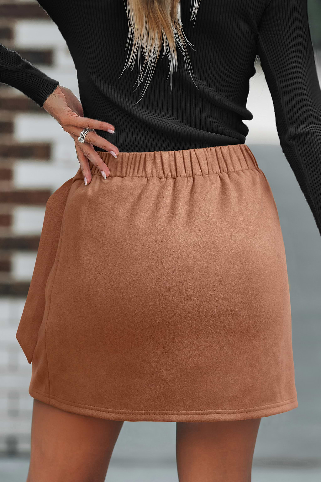 Shortcut Brown Mini Skort