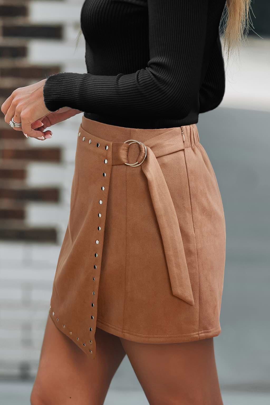 Shortcut Brown Mini Skort
