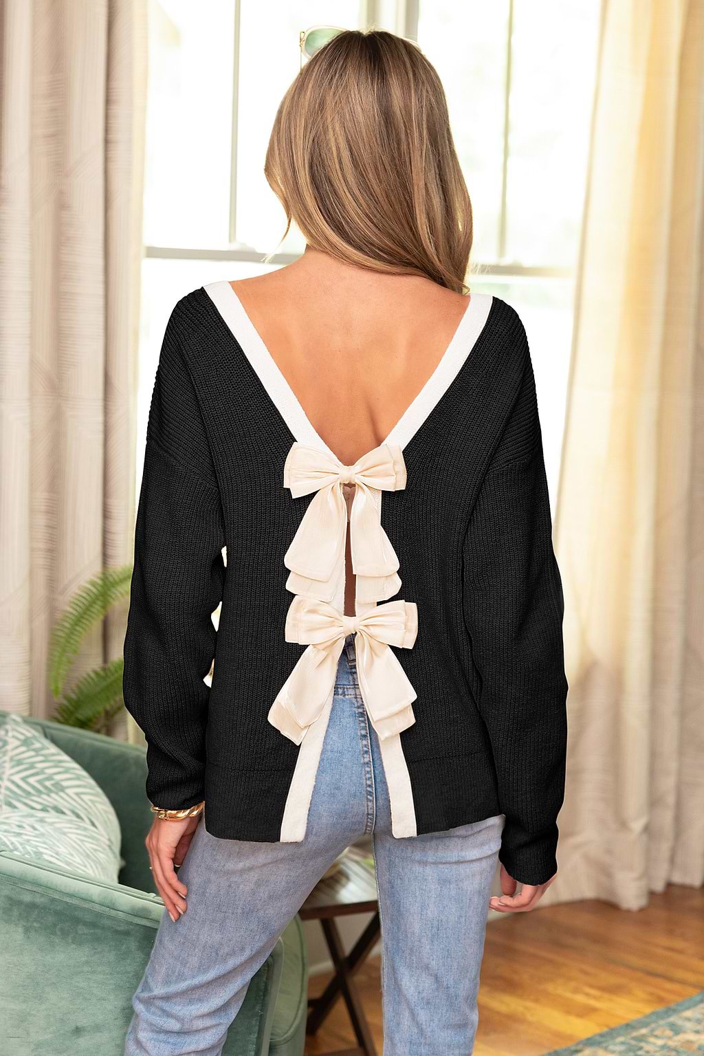 Warm Regards Black Sweater