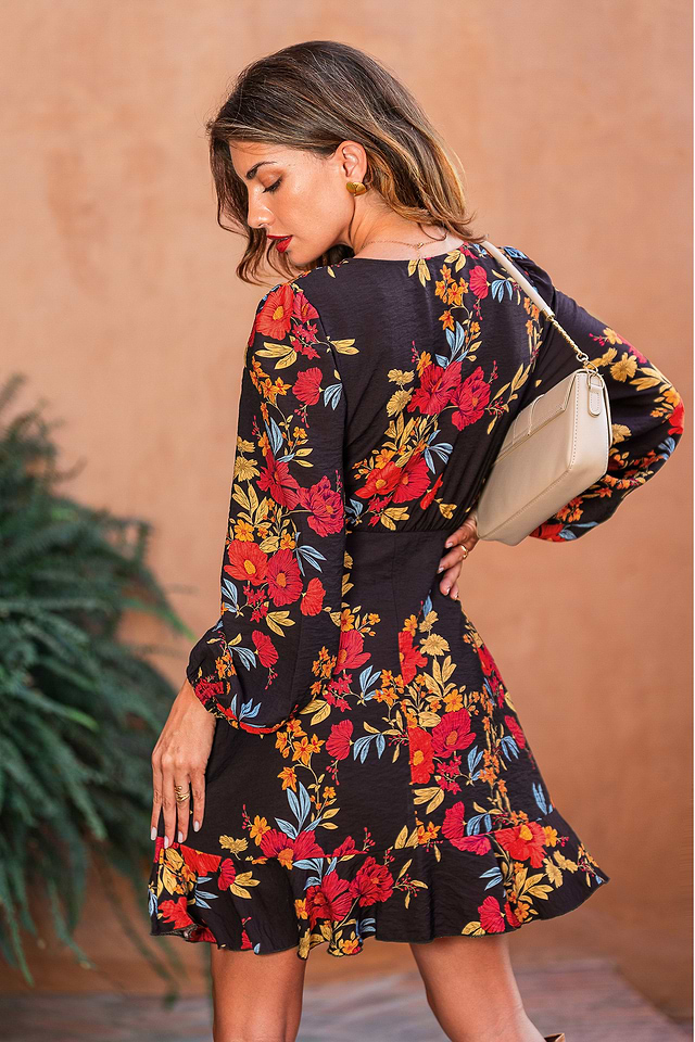 Heart to Heart Floral Mini Dress