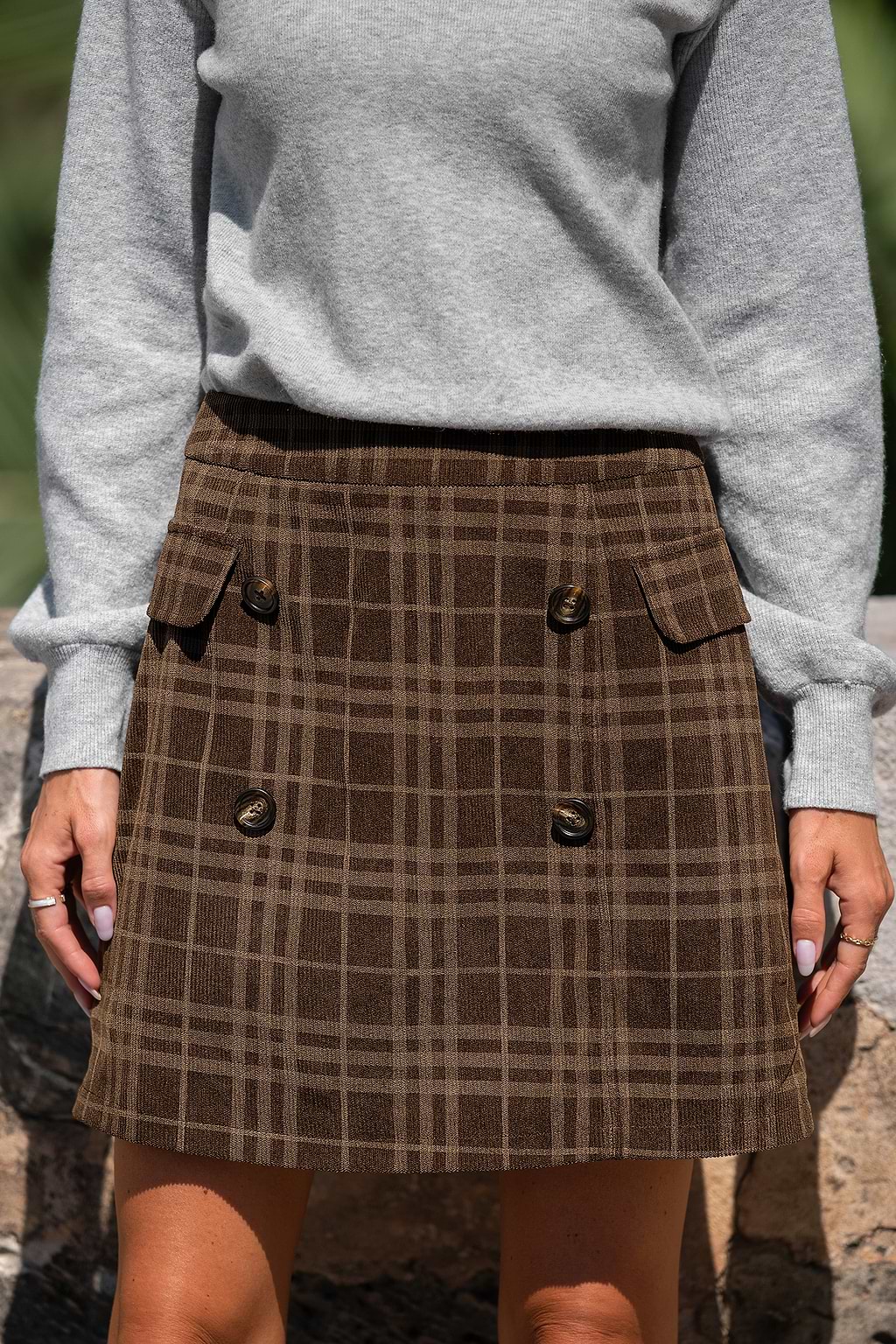 The Regular Plaid Mini Skirt