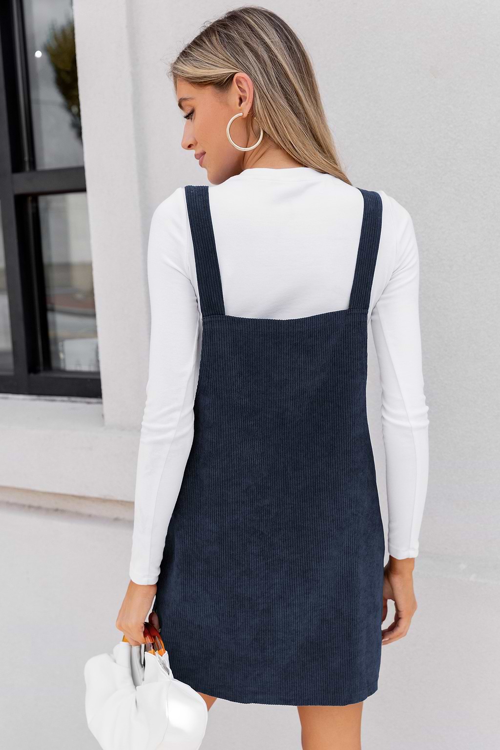 Autumn Date Blue Mini Dress