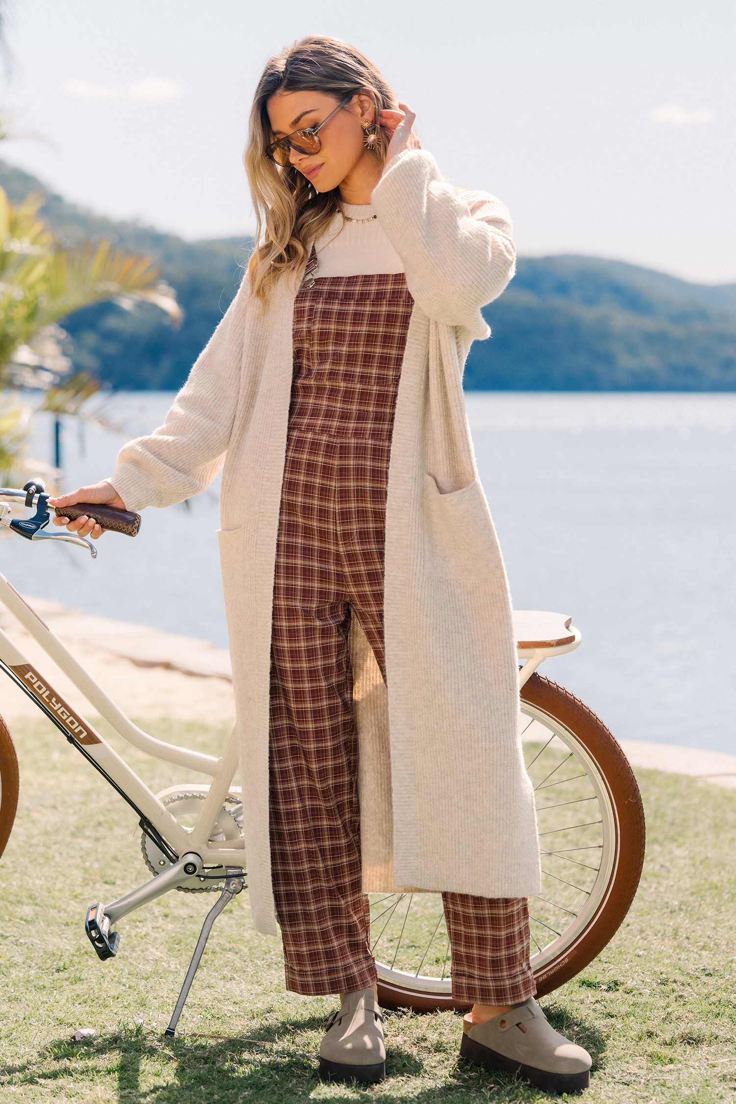 Lee Chah Chah TWEED 2WAY OVERALLS 美品 Amber Trail Plaid Overalls | Chic & Playful Style | Cupshe