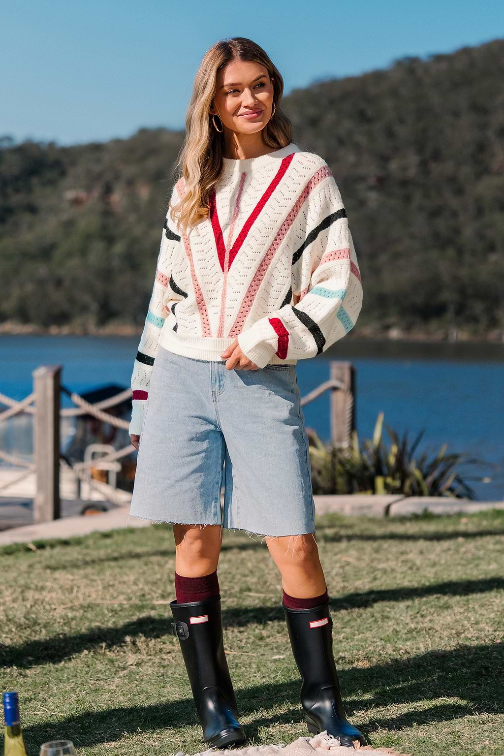 Maglione color block Vivid Spectrum