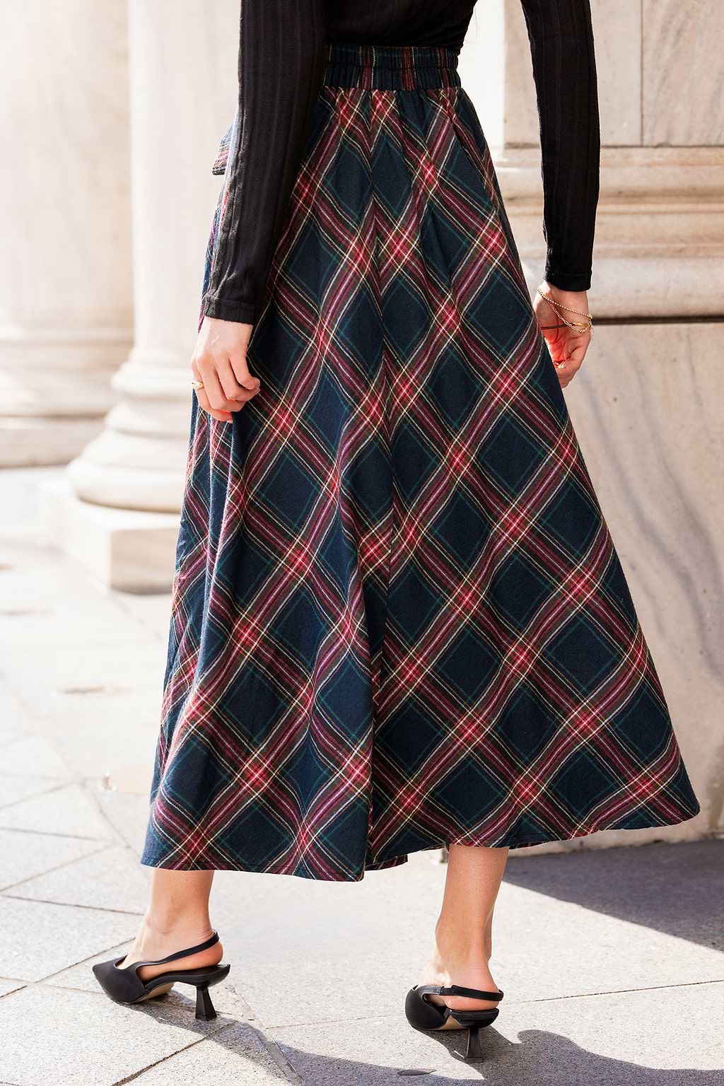 Jupe longue nouer à la taille