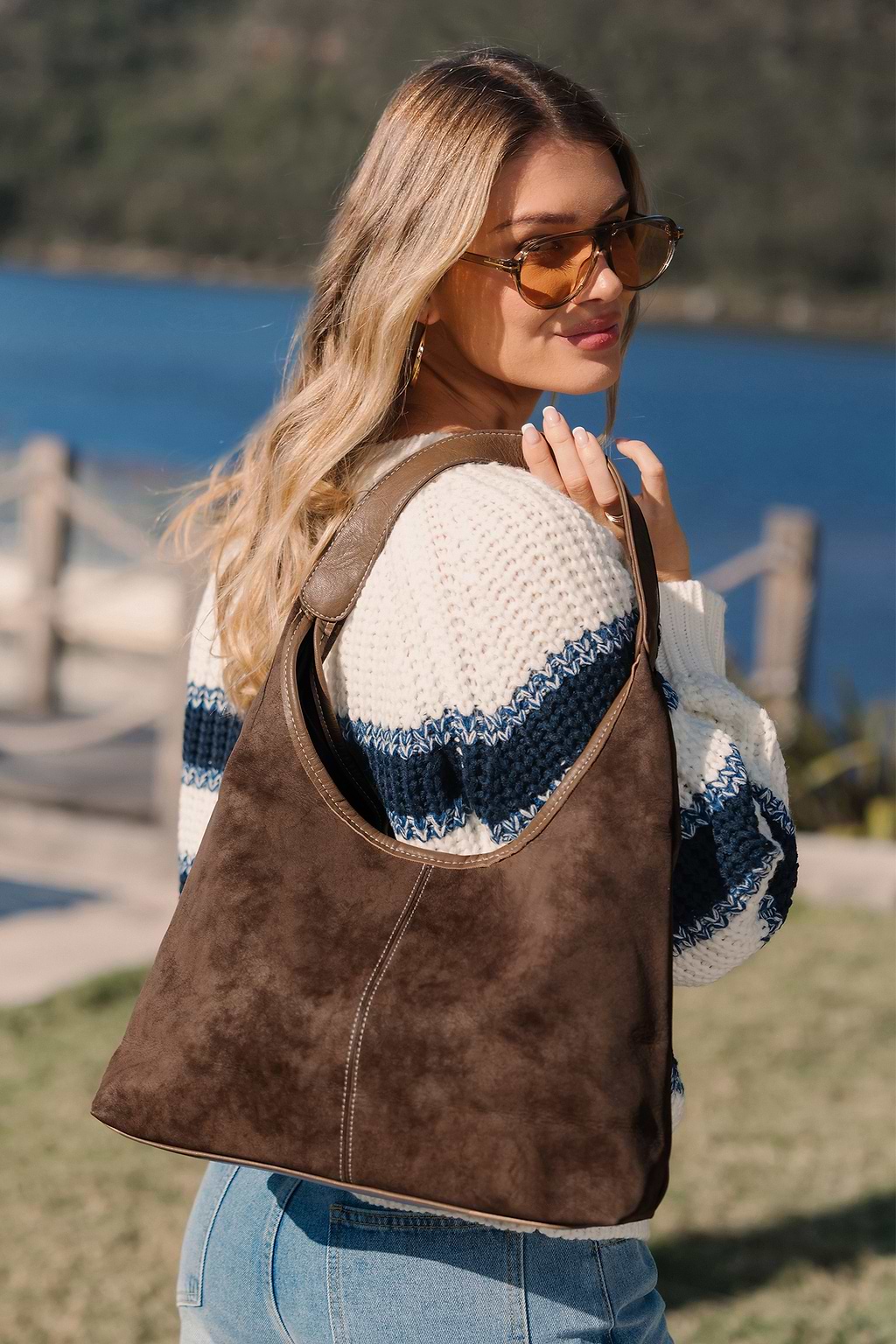 Devon Brown Shoulder Bag