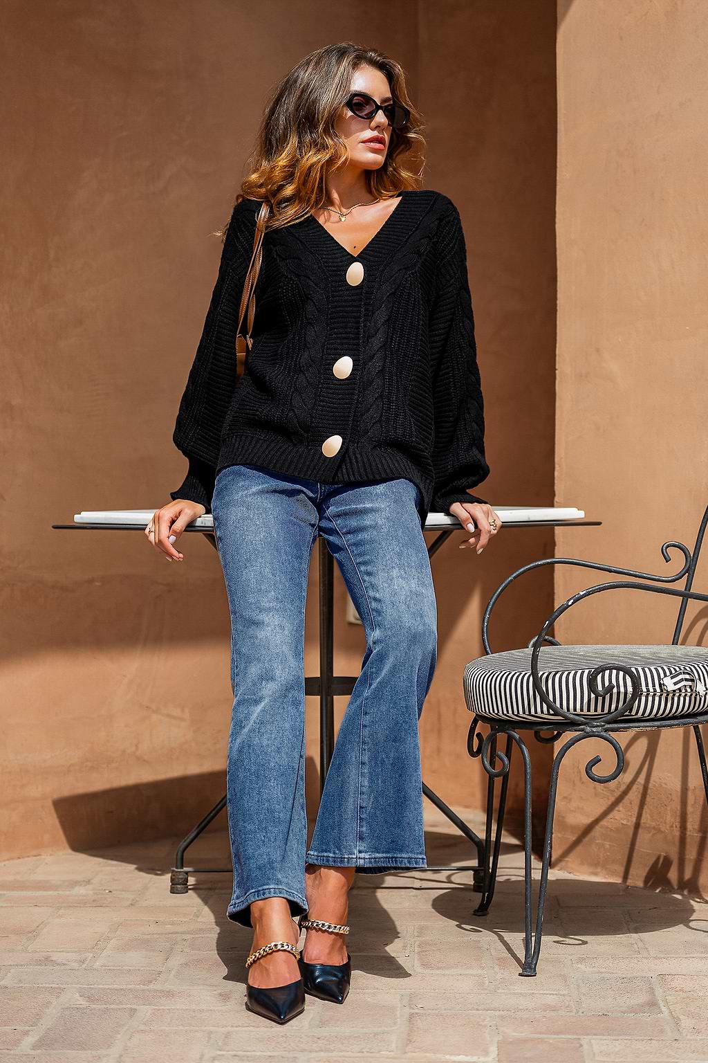 Big Hug Black Cardigan
