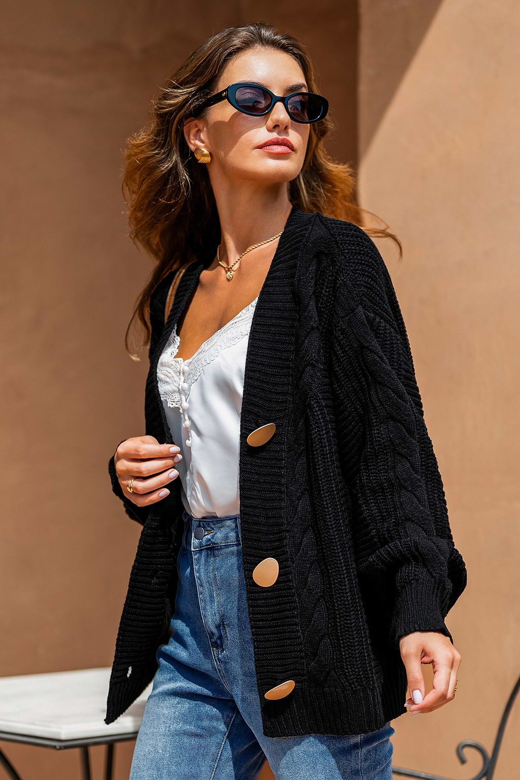 Big Hug Black Cardigan