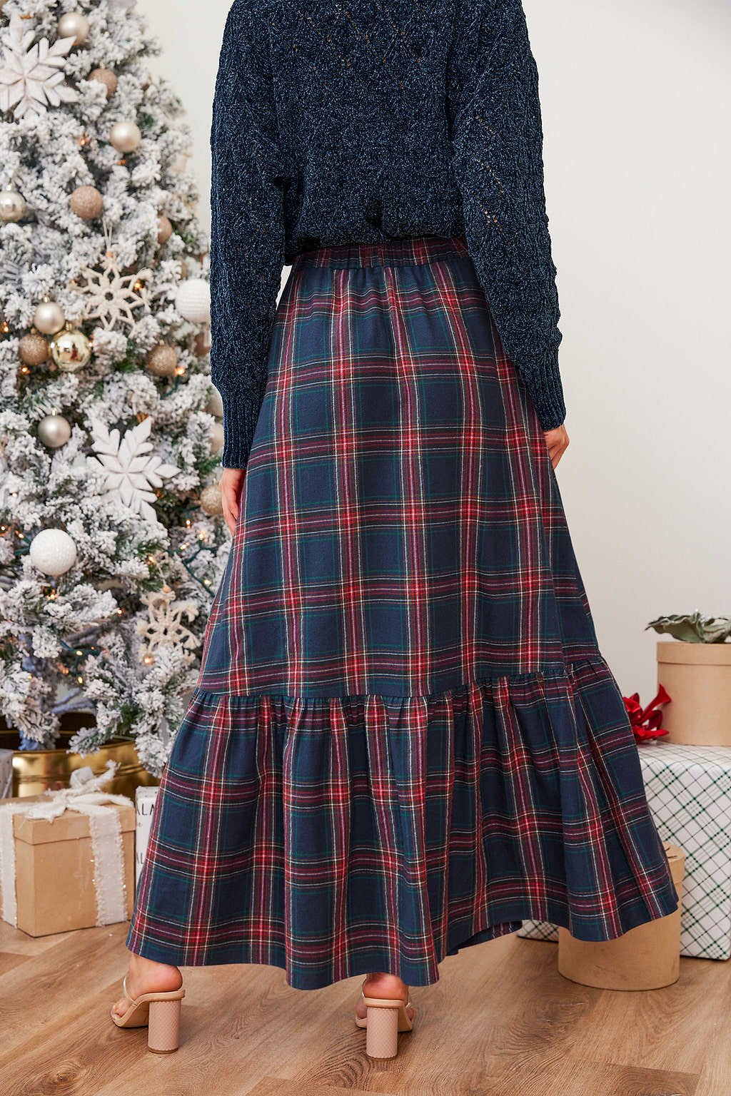 Gonna lunga scozzese senza drammi