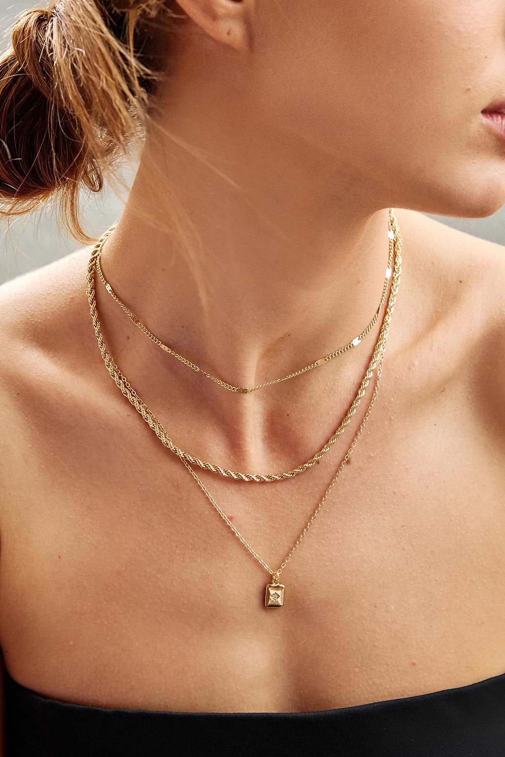 Finer Things Gold-Tone Necklace Set