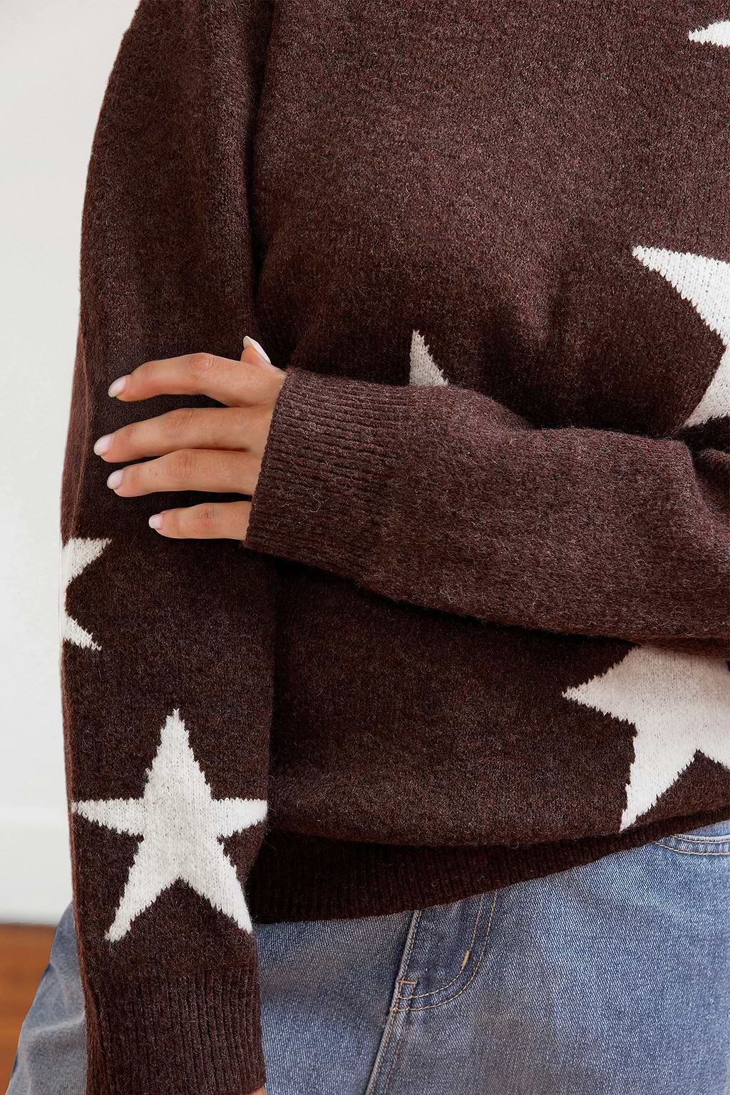 Maglione marrone Star Power
