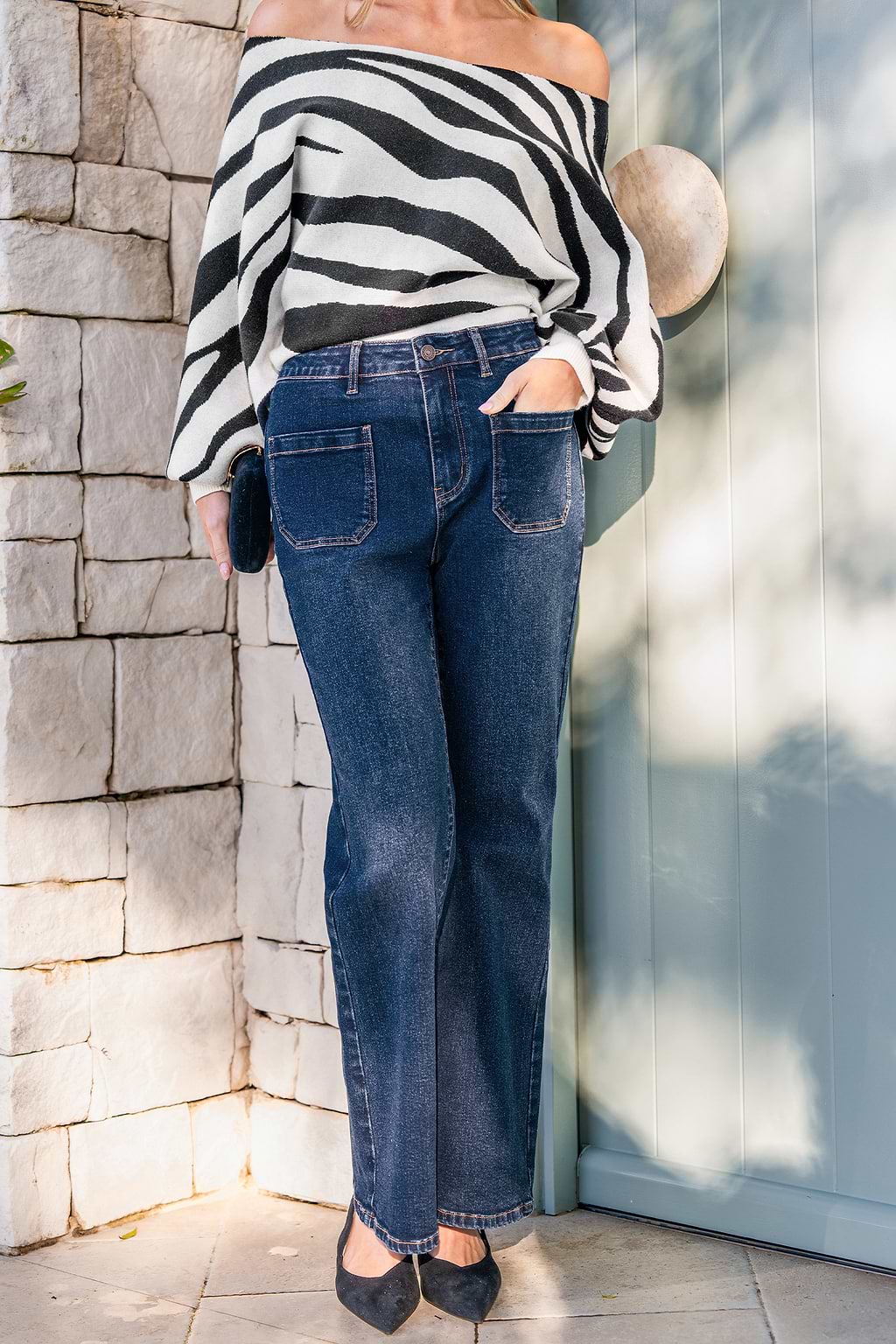 Jeans blu Rise & Shine