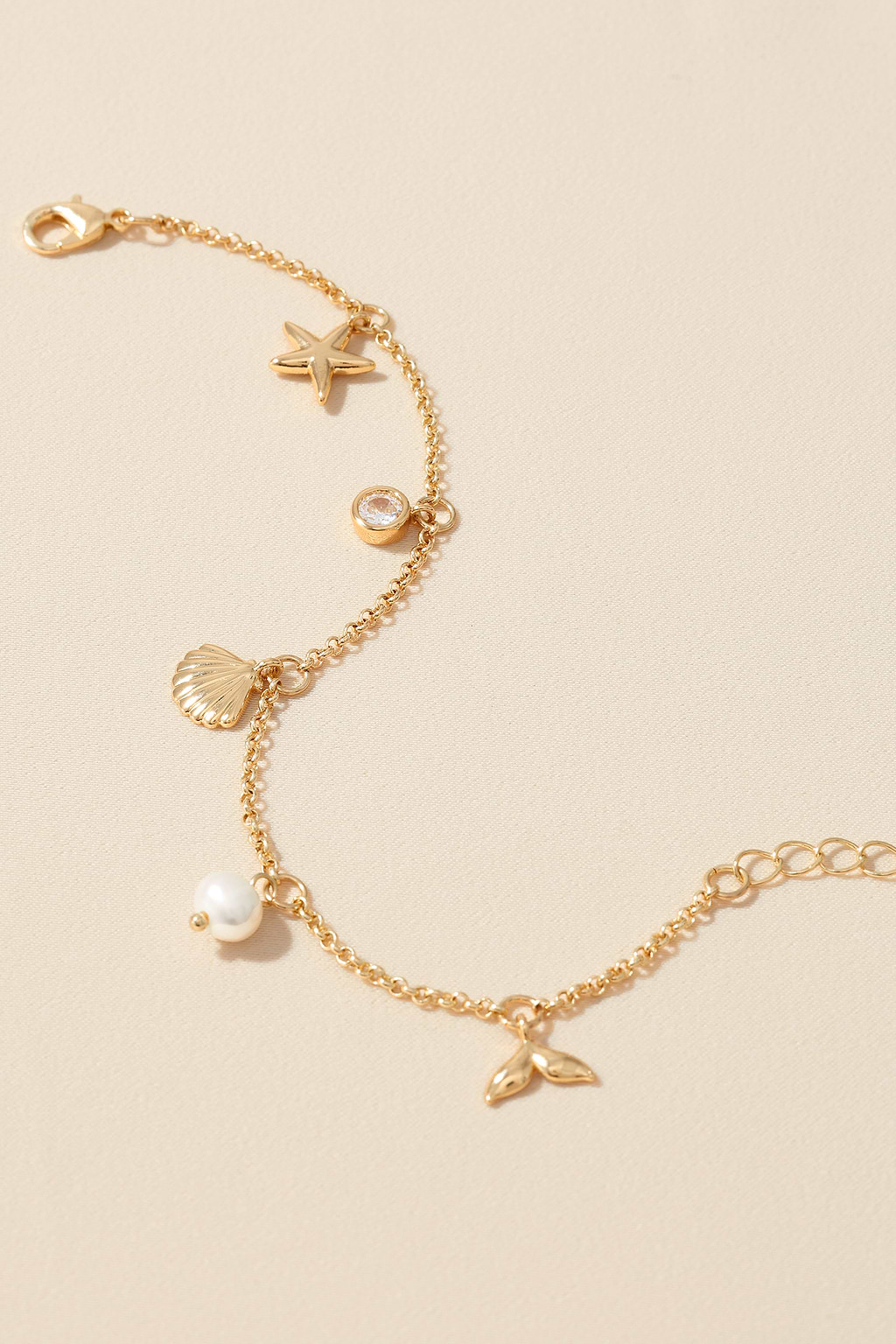 Lost at Sea Gold-Tone Bracelet