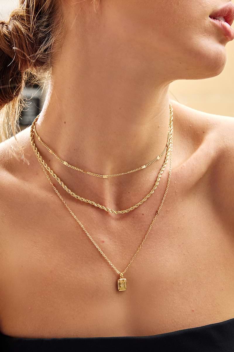Finer Things Gold-Tone Necklace Set