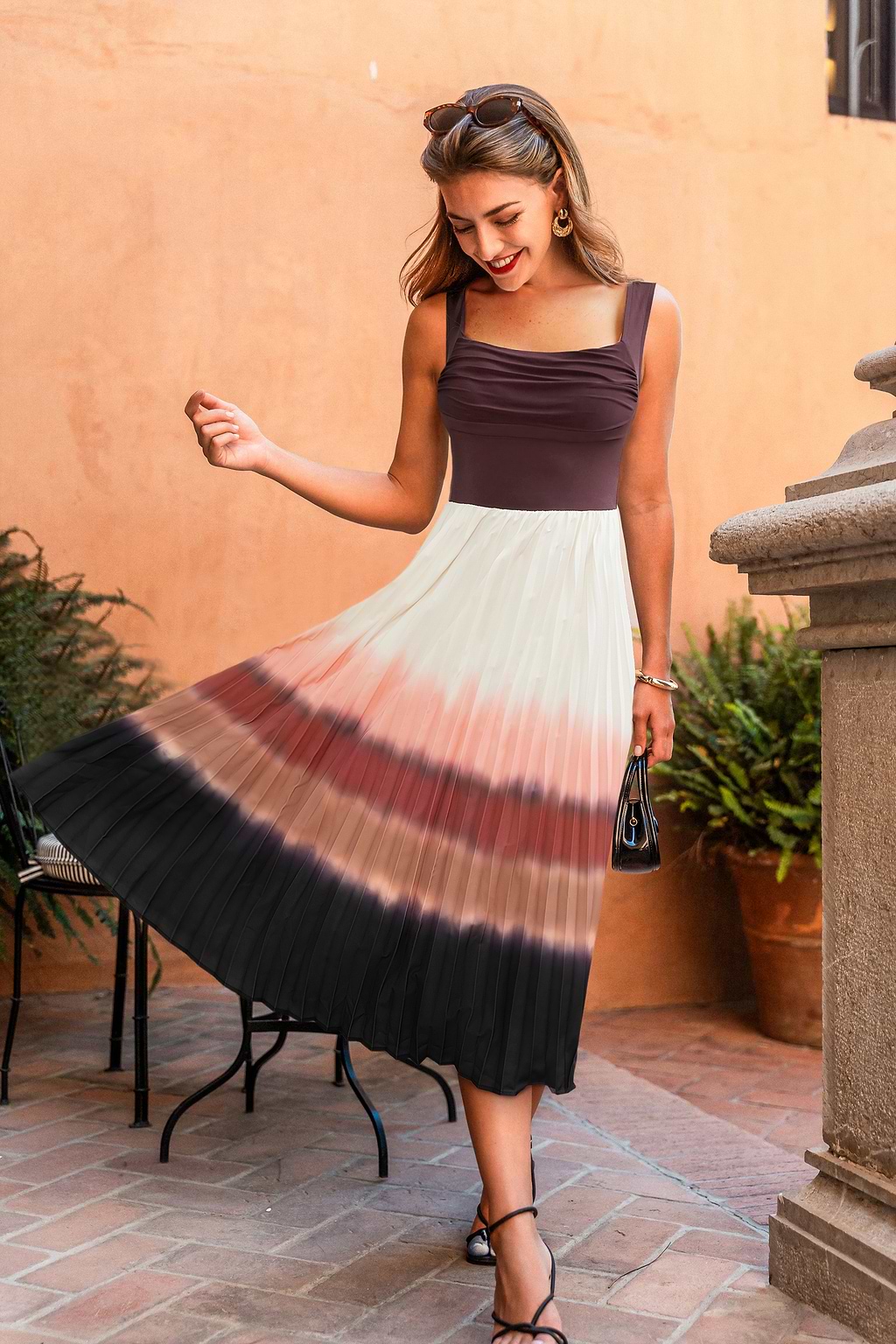On the Town Ombre Maxi Dress