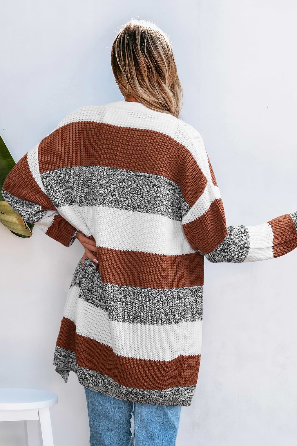 Chill Pill Striped Cardigan