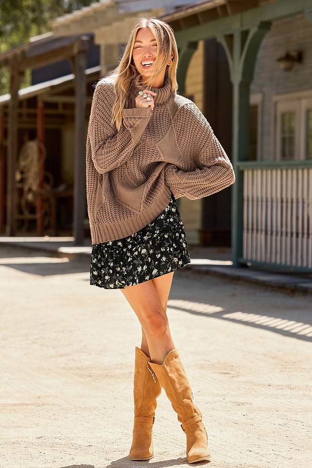 Heart Matter Taupe Sweater