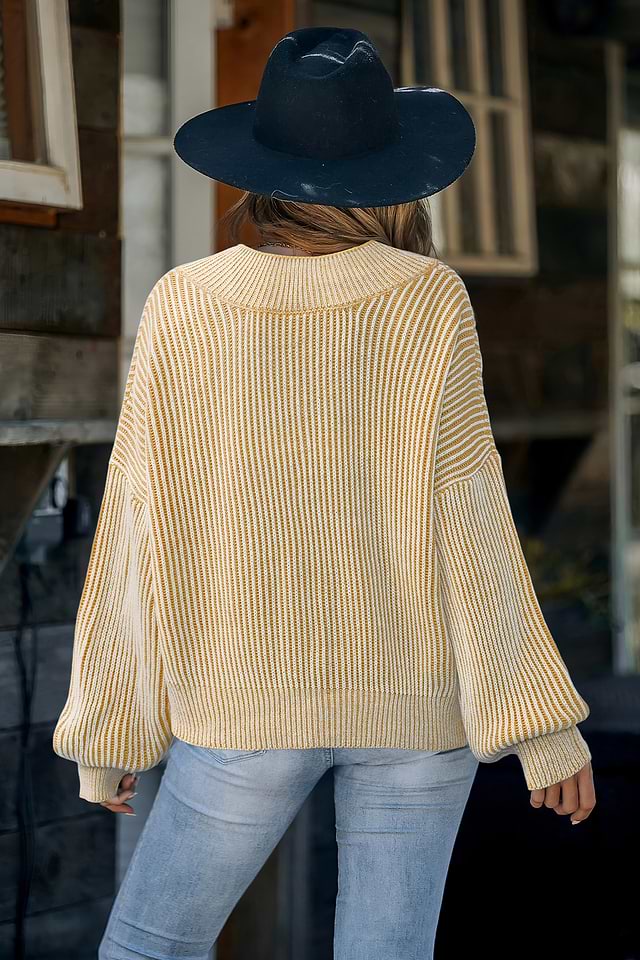 By Your Side Yellow Sweater