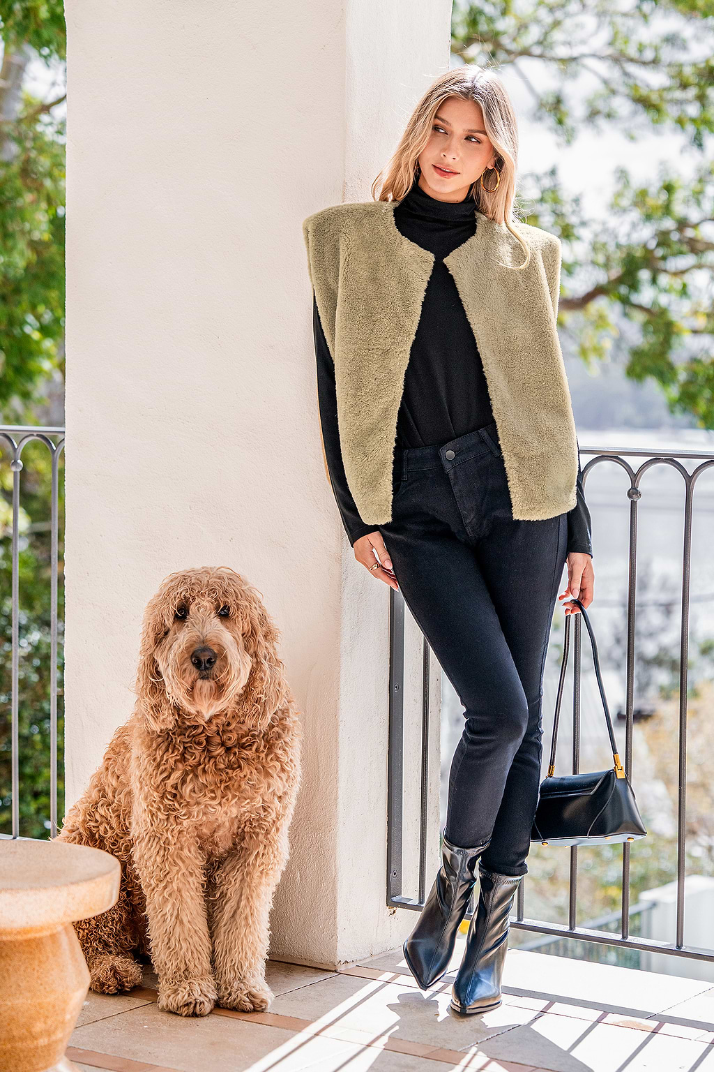 Luxe Layers Green Vest