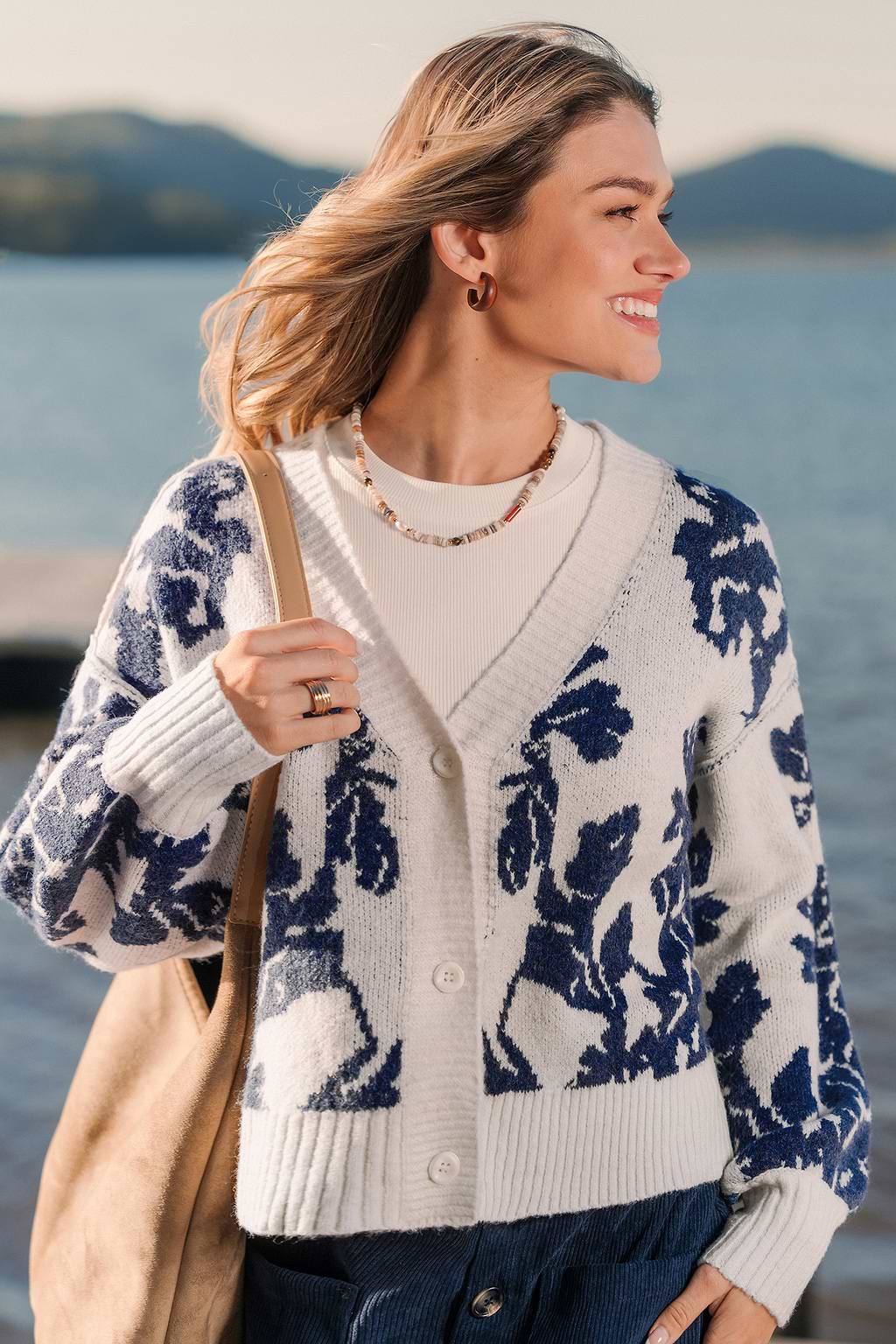 Tea & Petals Floral Cardigan