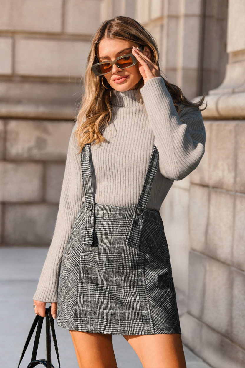 Minigonna scozzese Room to Bloom