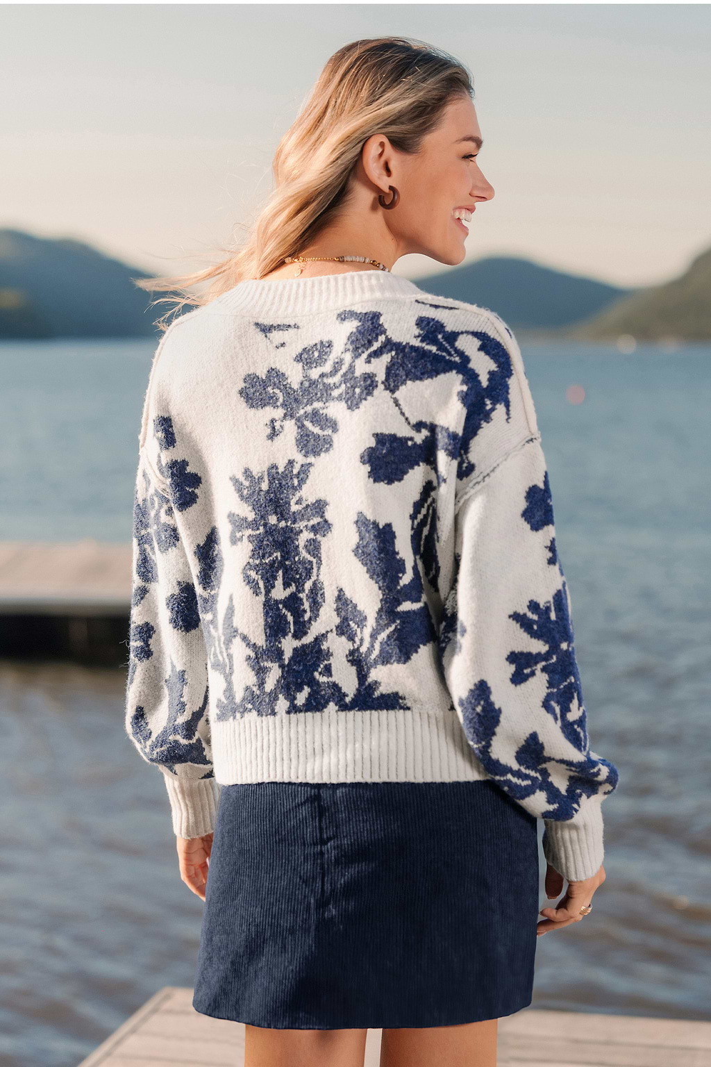 Tea & Petals Floral Cardigan
