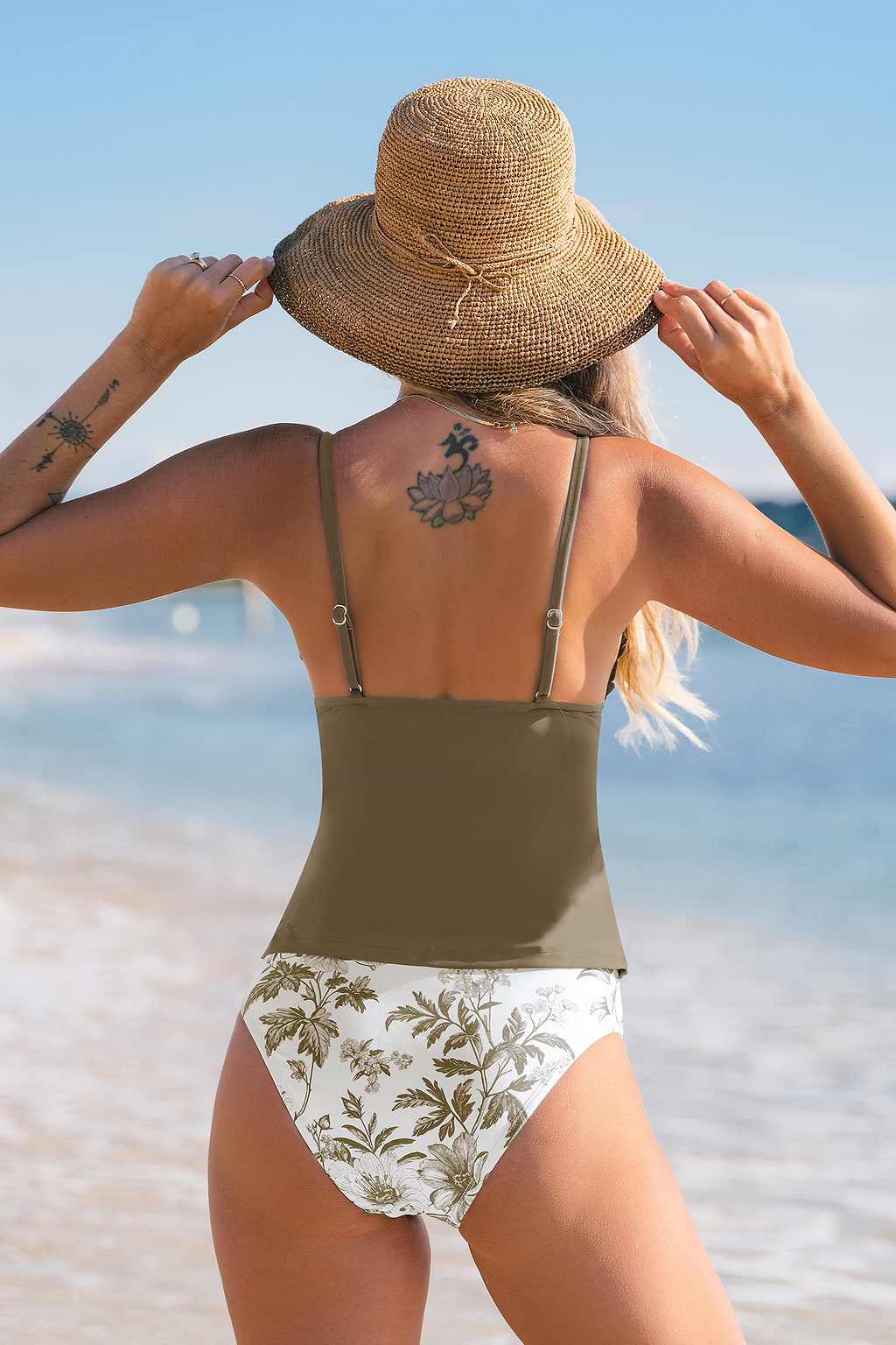 Miss Mischief Floral Tankini Set