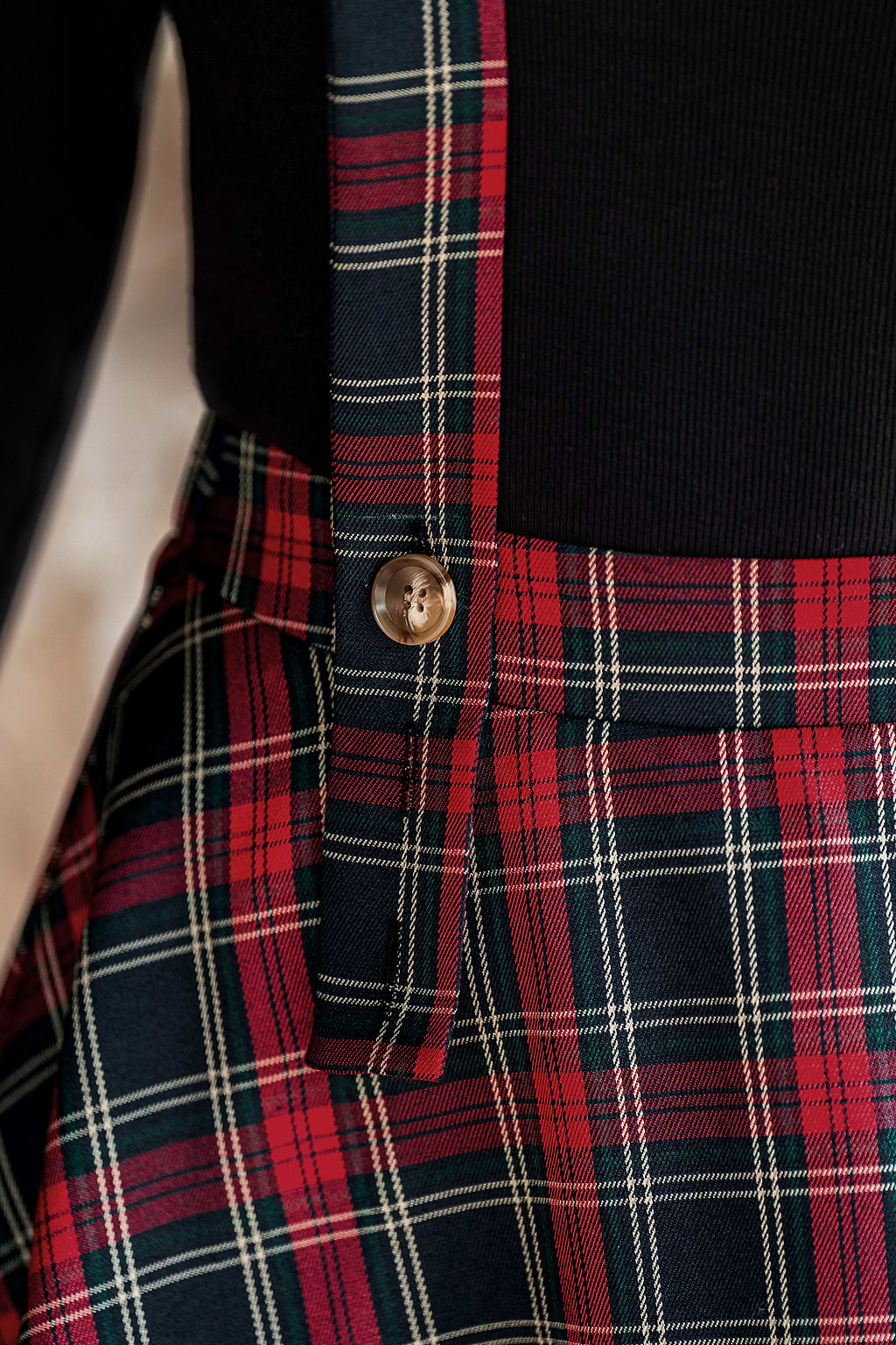 New Chapter Plaid Mini Skirt